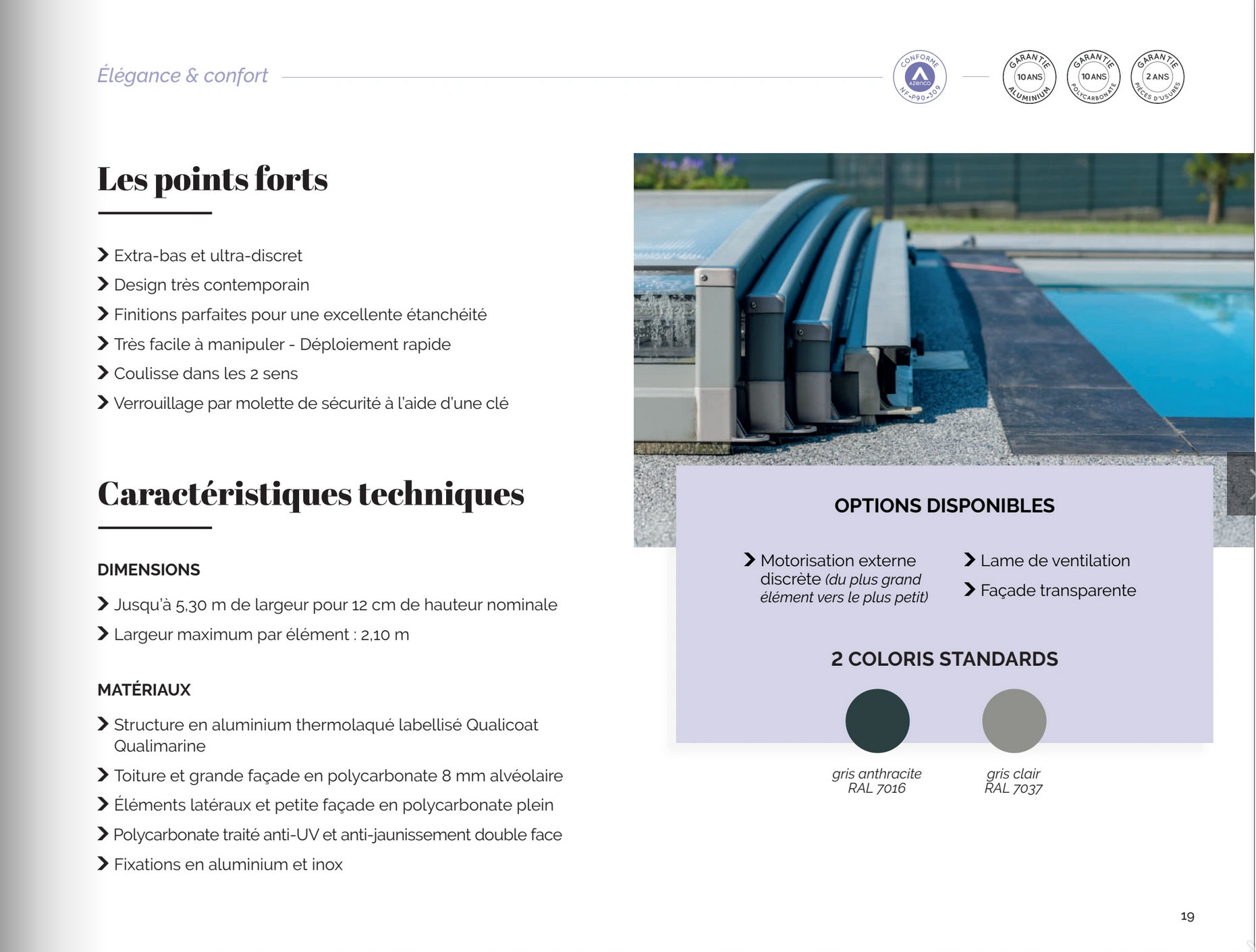 Abris Bas Neo Smart Tech